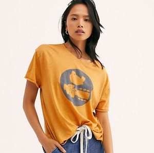 Free People Woodstock Tee Shirt T-Shirt Sz Small S